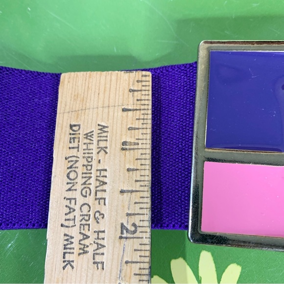 80s Purple Waist Belt - Picture 5 of 8